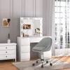 WOLTU Bürostuhl ergonomisch, Schminkstuhl, Produktbild-Vorschau 2
