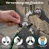 2-Wege Wasserhahn Verteiler 3/4 Zoll – Y-Verteiler für Produktbild-Vorschau 7