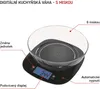 Digitální kuchyňská váha EV025, černá Náhľad obrázku produktu
