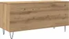 vidaXL Schallplattenschrank mit Regal Artisan-Eiche 100 x Produktbild-Vorschau 6
