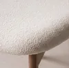 Lot de 2 chaises en bois clair et tissu boucle beige AURA Voir les images du produit 7