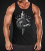 Herren Tank-Top Aufdruck Sparta Spartaner-helm Krieger Produktbild-Vorschau 2