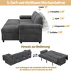 Merax L-förmiges Ecksofa Schlafsofa mit Schlaffunktion, Produktbild-Vorschau 8