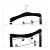Set appendiabiti per gonne/pantaloni, in legno, nero, 3 Anteprima dell’immagine prodotto 6