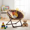 Relaxdays Moonchair pre deti, lev, skladací, VxŠxH: 47 x 50 Náhľad obrázku produktu 2