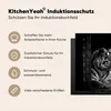 KitchenYeah© Herdabdeckplatte Tiger - Tiere - Schwarz - Produktbild-Vorschau 6