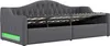 Schlafsofa mit Bettfunktion, LED-Beleuchtung, Lattenrost, Produktbild-Vorschau 9