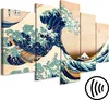 Tableau acoustique « La grande vague de Kanagawa » 200 x Voir les images du produit 1