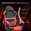 Gaming Stuhl ergonomisch mit Fußstütze, Gaming Chair mit Produktbild-Vorschau 4