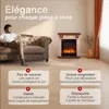 Cheminée électrique KAMINIO JUAN - Cheminée électrique sur Voir les images du produit 2