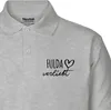 Huuraa Damen Polo Shirt Fulda verliebt L Sport Grey Bio Produktbild-Vorschau 2