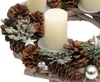 Adventskranz HWC-M15, Adventsgesteck Tischkranz Produktbild-Vorschau 6