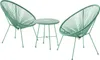 home24 Sitzgruppe - 3-teilig - Stahl / Polyrattan Produktbild-Vorschau 5