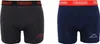 Kappa 2er Set Boxershorts M Anthrazit Blau (Set E) Herren Produktbild-Vorschau 2