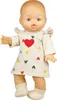 Heless Puppen-Kordkleid ''Herz-Konfetti'' mit T-Shirt, Gr. Produktbild-Vorschau 2