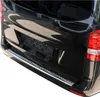 The rear of a black van with a chrome bumper protector installed. Anteprima dell’immagine prodotto