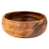 Holzschale Akazie 25x10cm  rund Schale Obstschale Deko Produktbild-Vorschau 1