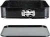 A baking pan and its base are shown against a white background. Podgląd zdjęcia produktu