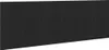 A product shot of a black headboard with a wood grain texture. Anteprima dell’immagine prodotto