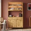 Merax Buffetschrank Hochschrank mit Glastüren, Produktbild-Vorschau 7