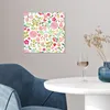 MuchoWow® Poster Blumen - Farben - Muster 30x30 cm - Produktbild-Vorschau 5