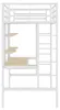 Hochbett 90x200 cm mit Schreibtisch, 2 Bücherregalen und Produktbild-Vorschau 13