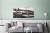 MuchoWow® Poster Schwarz-Weiß-Fotografie eines Dampfzuges, Produktbild-Vorschau 5
