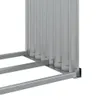 vidaXL Wiata na drewno opałowe Zielona 120x45x100 cm Stal Podgląd zdjęcia produktu 9
