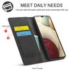 Galaxy A22 4G Hülle, Standfunktion Kartenfach Wallet Leder Produktbild-Vorschau 4