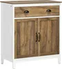 HOMCOM Sideboard für Wohnzimmer, Aufbewahrungsschrank mit Produktbild-Vorschau 1