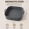 Stampo in silicone per friggitrice ad aria - 21x21x7 cm, Anteprima dell’immagine prodotto 8