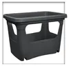 elho Green Basics Stack & Grow schwarz Pflanzkübel kleines Produktbild-Vorschau 1