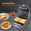 Aigostar 3-in-1-Kombi-Waffeleisen 750 W Sandwichmaker, 3 Produktbild-Vorschau 5