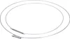 A metal hose clamp with a spring and screw mechanism. Produktbild-Vorschau