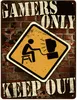 Moritz Deko Blechschild Gamers Only Keep Out Metallschild Produktbild-Vorschau 1