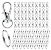 40 Stück Schlüsselanhänger Karabiner Ringe Karabinerhaken Produktbild-Vorschau 1