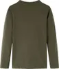 Kinder-Langarmshirt Khaki Gr. 104 mit Skateboard-Aufdruck Produktbild-Vorschau 2