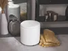 BELIANI Puf bílý 40 x 38 cm ekologická kůže s úložným Náhled obrázku produktu 2
