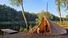 Bushmen Hot Tarp Natural 3 x 3 mit Öffnung für Rauchfang Produktbild-Vorschau 2