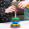 Tg67026 Drevené Bloky Veža Puzzle Sorter Pyramída Náhľad obrázku produktu 8