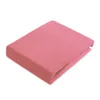 A folded pink bedsheet on a white background. Produktbild-Vorschau