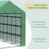 Serra in plastica Outsunny con ripiano per fiori e pomodori Anteprima dell’immagine prodotto 6