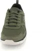 A close-up, front-facing view of a green Skechers sneaker against a white background. Produktbild-Vorschau