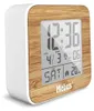 Mebus 27247  Weiß/Holzoptik Funkwecker digital Produktbild-Vorschau 3