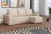 MR GROUP Ecksofa L Form Bergamo 240x142 cm mit Produktbild-Vorschau 1