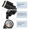 ZMH LED stropný reflektor, 6-žiarový, čierny, GU10, otočné Náhľad obrázku produktu 3
