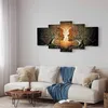 Vlies Leinwandbild - Love Entanglement 200x100 cm Abstrakt Produktbild-Vorschau 4