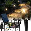 LUMILED 2v1 solárny záhradný reflektor, 3x2W LED reflektor Náhľad obrázku produktu 1