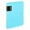 A light blue binder with a black label showing the brand name and colored dots. Náhľad obrázku produktu