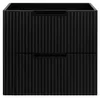 RODAN | Meuble sous vasque 140 cm - Noir - Niche noire - Voir les images du produit 11